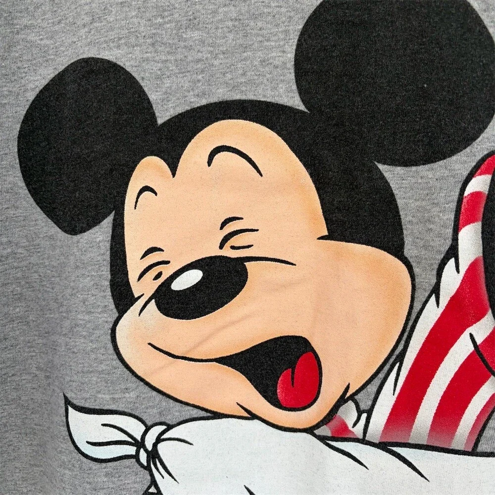 Vintage Disney Walt Disney World Mickey Mouse Sleepshirt Womens 2XL Gray - Picture 4 of 10